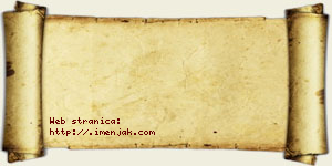 Jana Isaković vizit kartica